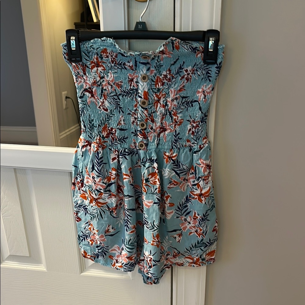 Floral Romper- Garage Brand